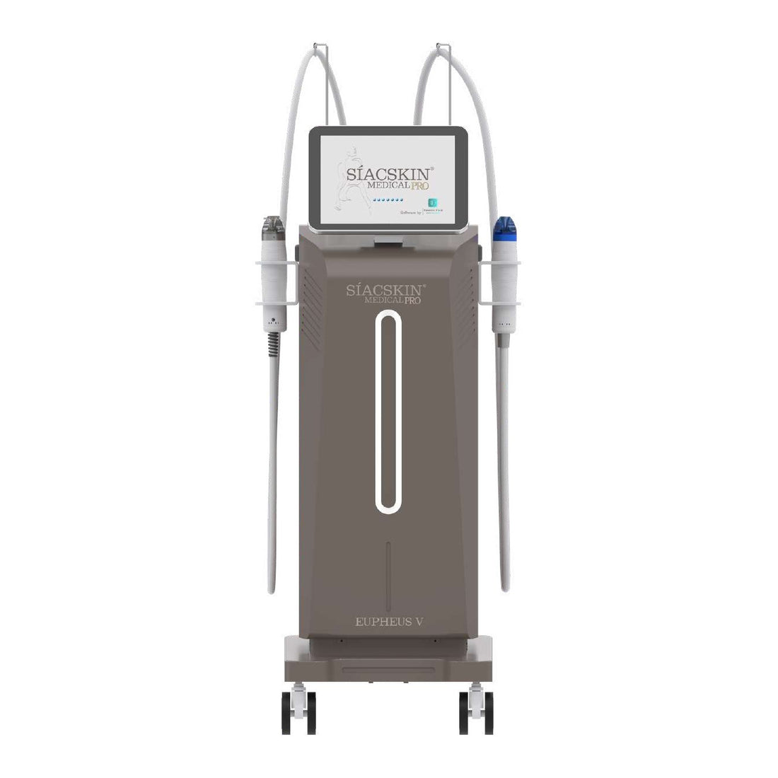 SIACSKIN EUPHEUS V – RF-Microneedling mit Vakuum, Standgerät mit Touch-Display und zwei Handstücken