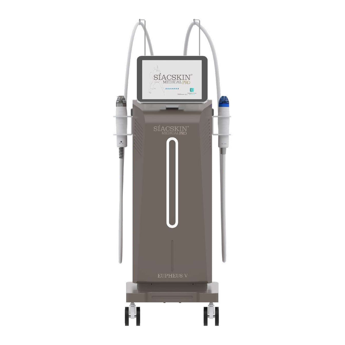 SIACSKIN EUPHEUS V – RF-Microneedling mit Vakuum, Standgerät mit Touch-Display und zwei Handstücken