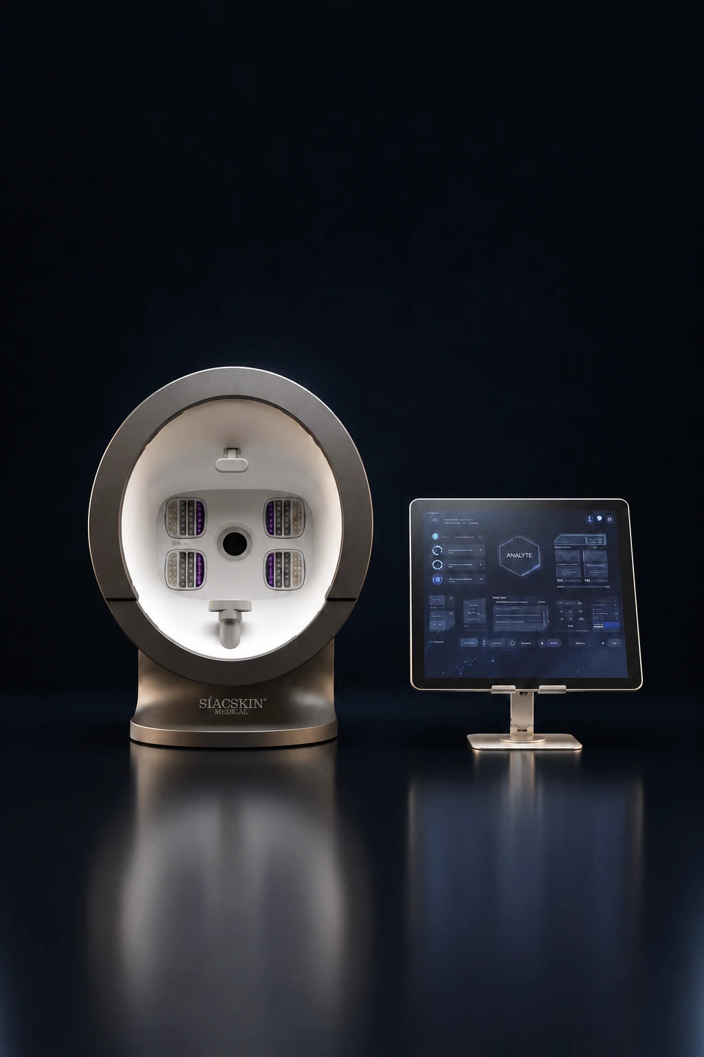 Skin Analyzer Pro – Analyse de peau par IA avec caméra multispectrale
